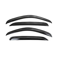 TrailFX 4373HH Tape-On Smoke Acrylic Set of 4 Side Window Vent