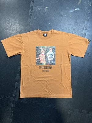 $UICIDEBOY$ G59 NEVERMIND TEE Orange  FALL 2022 RELEASE Album Cover Men s L