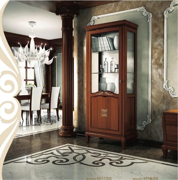 Schrank Schaufenster Vitrine Vitrinen Glas Schrank Holz Regal Modern SchräNke-image