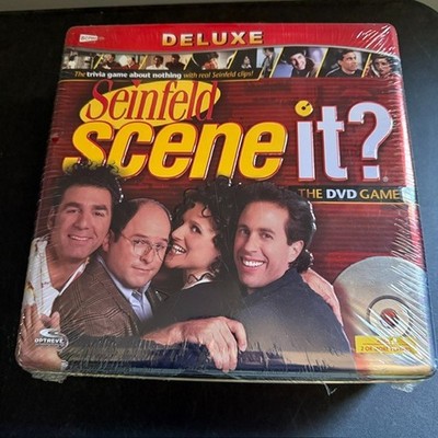 Seinfeld trivia Scene It? Deluxe Edition the DVD Board Game NEW Screenlife Tin