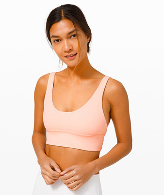 lululemon athletica Like a Cloud or Rejuvenate Bra Size 4 Ballet Slipper/White