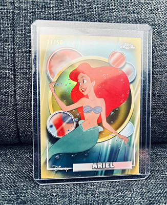 Topps Chrome Disney Arielle die Meerjungfrau Ariel Parallel Karte 31/50