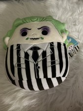 Squishmallows Plush BEETLEJUICE Tim burton 8" 2024 Halloween NWT Gift Kids