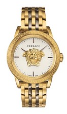 Versace Watch Palazzo VERD00418 Steel Gold 43mm Swiss Quartz WR