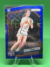 2025 Panini Prizm WNBA Sonia Citron Blue Velocity Prizm #122 Mystics