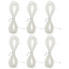  6pcs Waxed Cord: 1mm 32.8ft Bracelet Making String - Beading Thread for Crafts