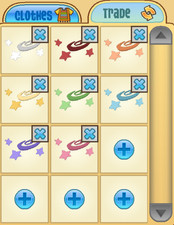 Animal Jam Classic AJ AJC Wild Dizzy Stars 8-Item Clothing Bundle (Read Descr.)