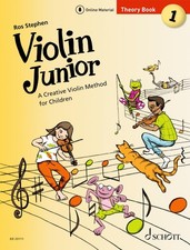 Stephen: Violin Junior: Theory Book 1 - A Creative Violin Method for Children B,