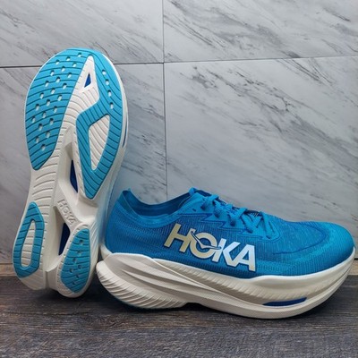 Hoka One Mach X 2 Running Shoes Mens SZ 13 D Skyward Blue White Sneakers 1155119