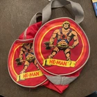Vintage Small Duffle Bag He-Man MOTU 1984 Mattel Masters of the Universe Red