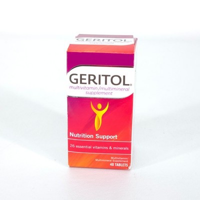 Geritol Multivitamin Multimineral Supplement 40ct 02/28 Nutrition Support Sealed
