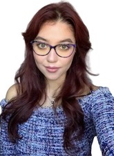 New Tom Ford Blue Light Protection Purple 54-14-140 Cat Eye Women's Eyeglasses