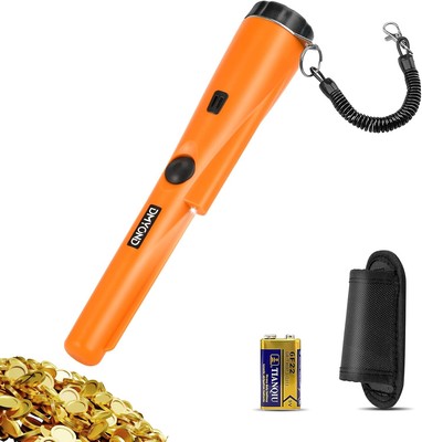 Dmyond Metal Detector Pinpointer, Professional Waterproof Handheld Pin Yellow 
