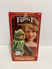 Vintage 1978 Kermit the Frog Hand Puppet Fisher Price Jim Henson Muppets 860