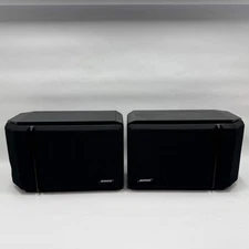 Bose 201 Series IV Bookshelf Speakers Black Left and Right