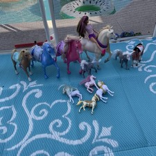 Horse Figures Toys Collectibles Vintage Assorted Styles Sizes Big Lot Of Ponies 