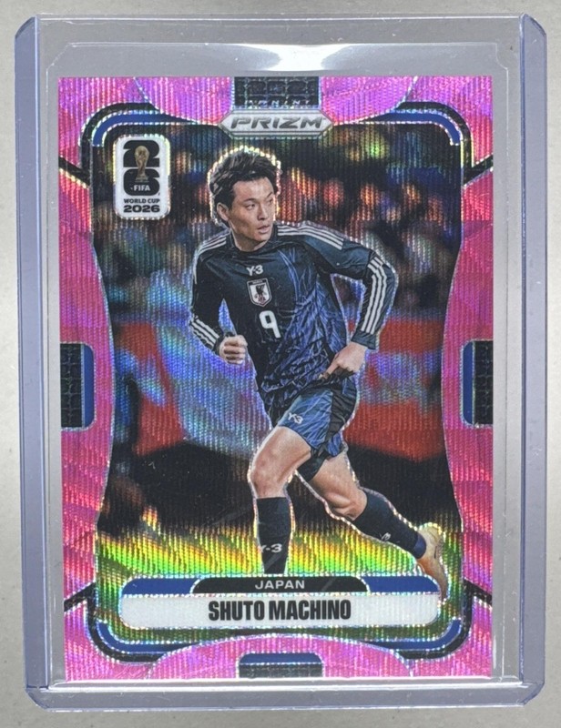 Shuto Machino 2026 Panini Prizm World Cup #263 Pink Wave /45