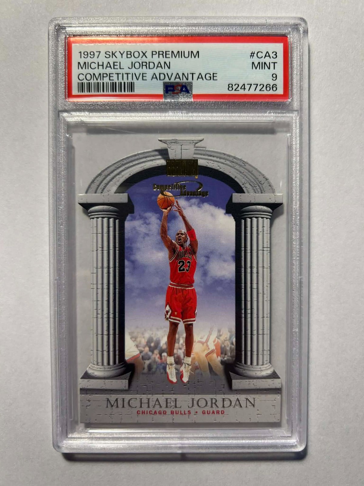 Michael Jordan, Competitive Advantage #CA3 - 1997-98 Skybox Premium - PSA 9 MINT