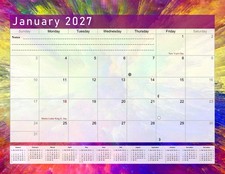 2026-2027 Monthly Magnetic/Desk Calendar - 18 Months - Edition 26 