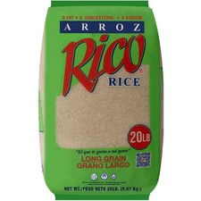 Long Grain White Rice Bulk 20 Pound Bag Non GMO Gluten Free Allergen Free