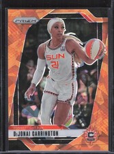 2024 Panini Prizm WNBA #118 DiJonai Carrington Ice Orange Prizms - Sun