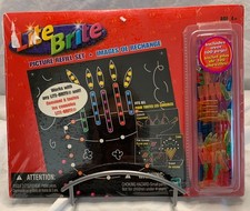 Light Bright Vintage Hasbro 2003 Picture Refill Set With Pegs Factory Sealed