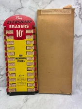 Vintage Eversharp 5R Eraser Mechanical Pencil Store Display with 24 Box Erasers