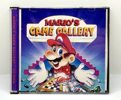 RARE Vintage 90 s Interplay / Nintendo MARIO S GAME GALLERY PC CD-Rom