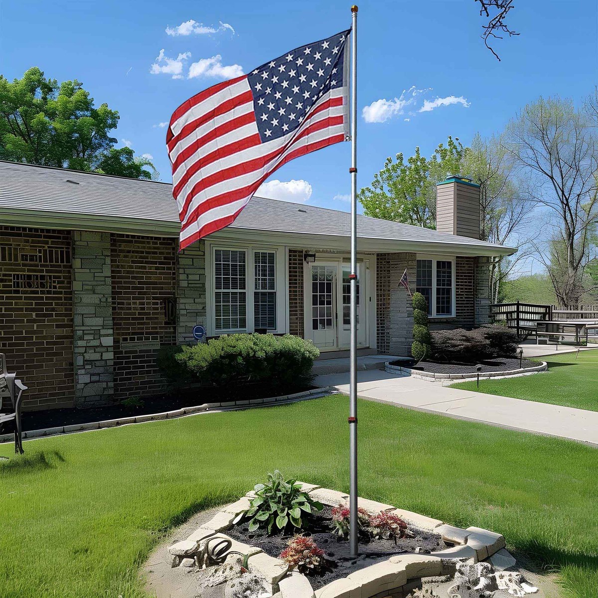 3x 5FT U.S. United States Stripes Stars American Flag U.S.A Flag