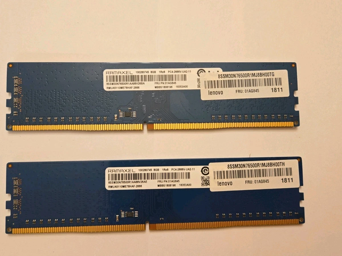 DDR4 SDRAM Ramaxel 8 GB Capacity per Module Memory (RAM) for sale