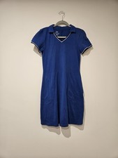 Talbots Women's Polo Dress, Size Small, Blue