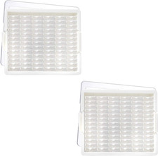 Elizabeth Ward 82 Piece Stackable Bead Storage Containers with Lid for Art Supp