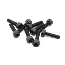 M3 x 12mm, Socket Head Cap Screws, 12.9 Steel, Black