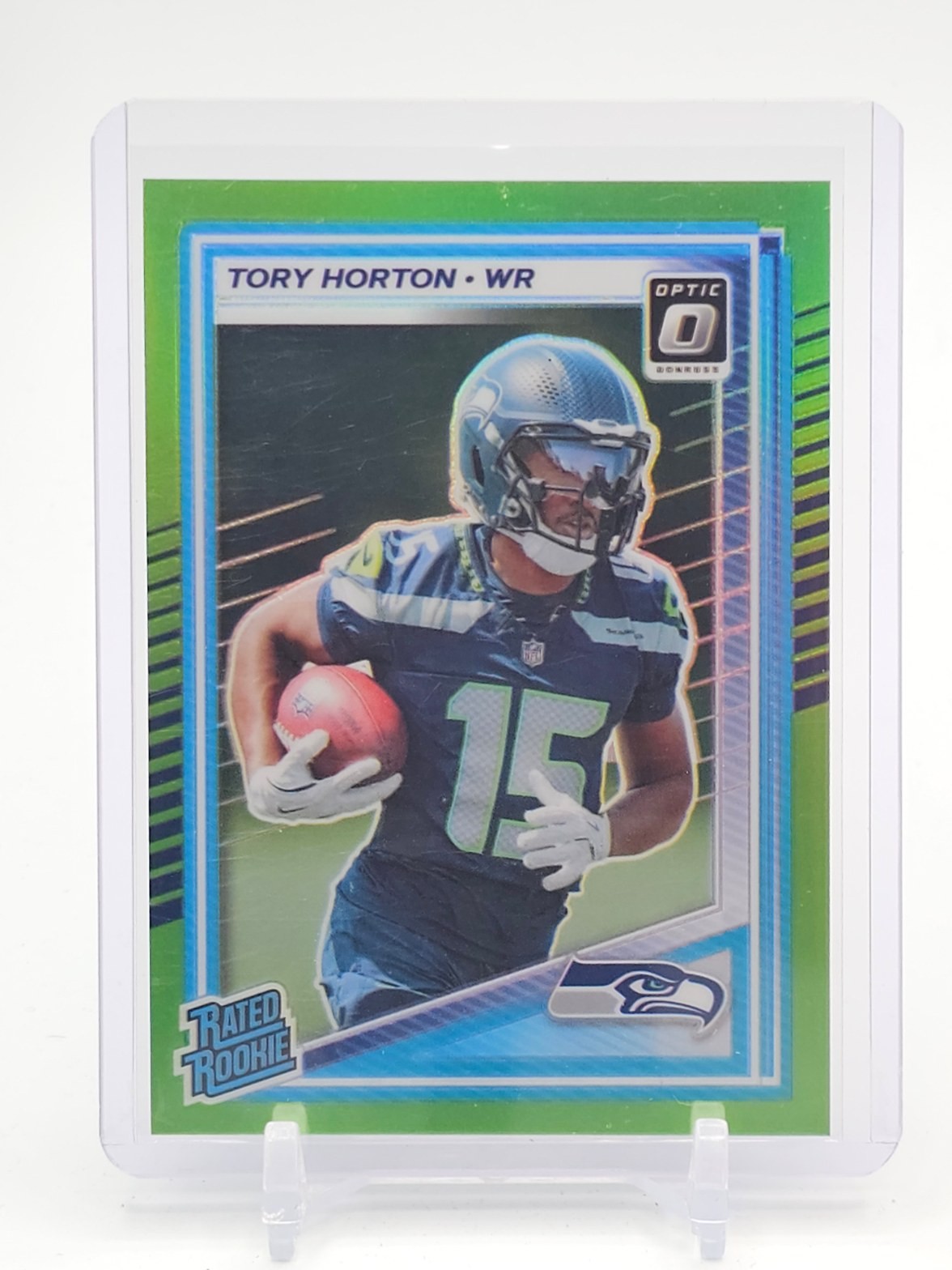 TORY HORTON 2025 DONRUSS OPTIC PRIZM LIME GREEN RATED ROOKIE /50 #295 Q0072