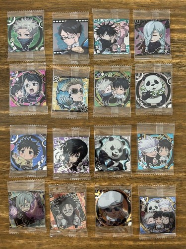 Round Sticker Character Jujutsu Round Anime Character Stickers | eBay UK