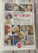 Vintage 1980 Zim's Dip 'N Drape 36  x 40  Piece Craft Crafting - Still Sealed