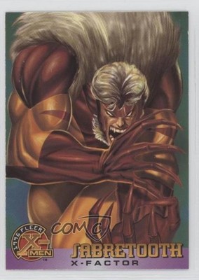 1996 Fleer Marvel X-Men X-Factor Sabretooth #18 1f7r
