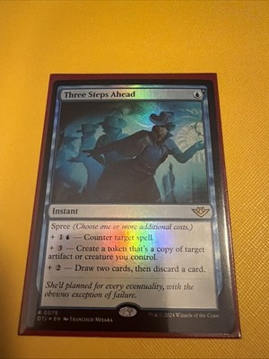 Three Steps Ahead Outlaws of Thunder Junction Foil