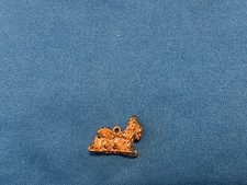 VINTAGE DOG CHARM SHIH TZU GOLD PLATE