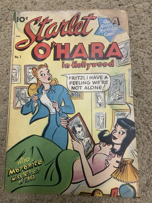 Starlet O'Hara in Hollywood #1 Standard Comic 1948 FR Negligee Panels GGA 