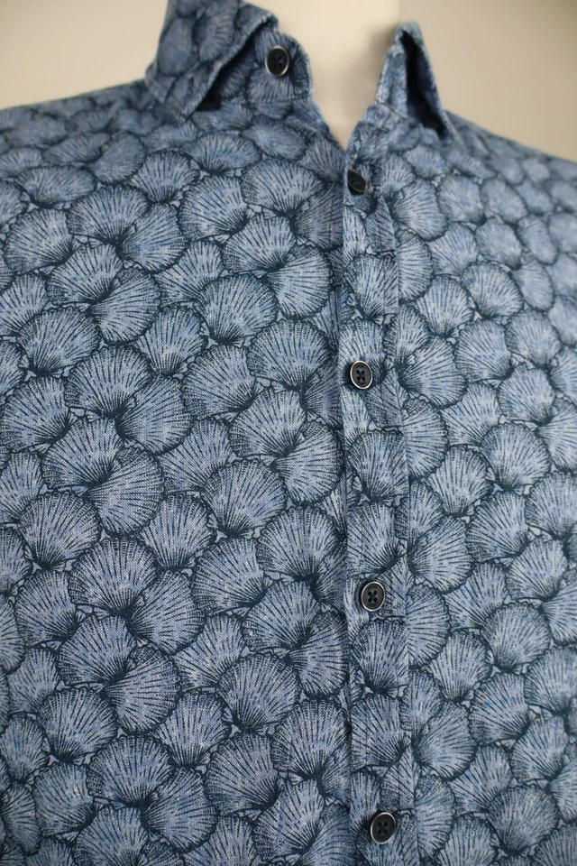 JOOP! JEANS CAMICIA COTONE UOMO S MAN COTTON SHIRT VINTAGE CASUAL MANICA LUNGA - Imagen 3 de 4