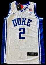 Cooper Flagg 🏀 Duke Blue Devils Jersey, Size L (White)