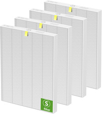 4 Pack C545 Replacement HEPA Filter Compatible with Winix C545, Ture HPEA Filter