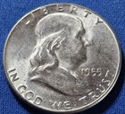 A 1955 Franklin Half Dollar BU Nice Blazer!!!