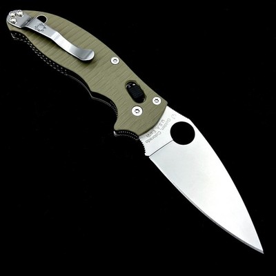 Spyderco Manix 2 C101GP2 w/ Custom OD Green G10 Scales & Choice