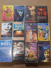 12 VHS Videokassetten gemischte Genre