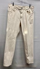 Tommy Bahama Mens Pants Jeans 32x30 Denim Ivory Baja Coast Vintage Fit