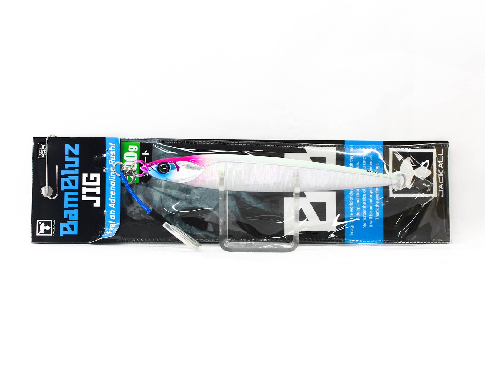 Jackall Metal Jig Bambluz Short 200 grams Glow Edge Magma Wave HL (3313)