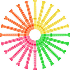 48 Pcs 6 Hole Plastic Recorders, Instrument for Kids Recorder Musical Flute Musi