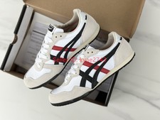 Retro Onitsuka Tiger SERRANO Mens Womens Sneakers Beige/Black Red 1183B400-102